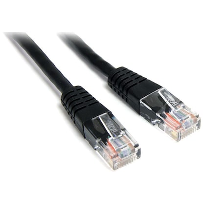 Dynamicfunction StarTech  1ft Black Molded Cat5e UTP Patch Cable Retail DY172399
